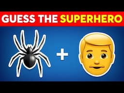 Guess The Superhero By Emoji? 🕷🦸 Marvel & DC Superheroes Emoji Quiz | Quiz Shiba