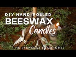 Rolled Beeswax Candles