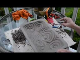 Creating a Carved Rectangular Platter in an Adjustable Rectangle Mould by Karans Pots And Glass