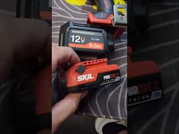 Smaller compact Skil 12V battery, and 60watt fast charger