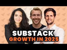 Write, Build, and Scale Your Income on Substack in 2025: Live Q&A