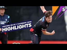 Marvellous Matt Henry! Northern Brave Men v Canterbury Kings | Dream11 Super Smash 24/25