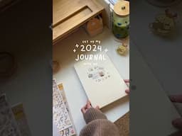 my 2024 journal set up #cozy #journal #journaling #journalwithme