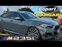 WE BOUGHT A CRASH DAMAGED BMW M235i FROM COPART SALVAGE AUCTION