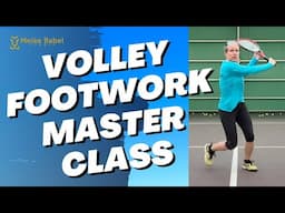 Tennis Volley Footwork Made EASY - Tennis Lesson for ALL LEVELS