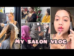 Mere makeup studio me jhagda ho gaya | My Salon routine