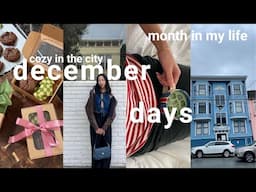 Life in my hometown. San Francisco vlog (winter haul, baking, chatty, & going outside)