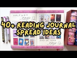 completed 2024 reading journal flip through 📖🖊️ ideas for your 2025 journal!