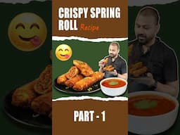 Kurkure spring roll recipe #springroll #crispyspringroll #streetfood #realcheftutorial