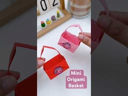 Create Your Own Mini Paper Basket! Fun Diy Origami Craft Ideas | Easy Paper Crafting For Beginners