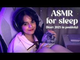 ASMR Ear to Ear Whispers to SLEEP 💜 Anxiety Relief & Gratefulness