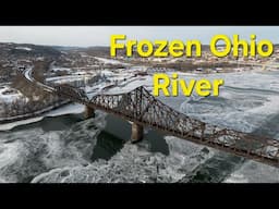 Beaver County PA - Frozen Ohio & Beaver Rivers