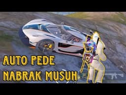 PAKAI SKIN YETI X KOENIGSEGG AUTO PEDE NABRAK MUSUH - PUBG Mobile Indonesia