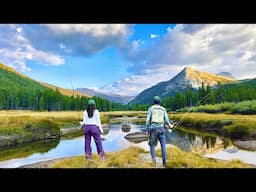 FISHING IN PARADISE For 2 Nights!  We Found a REMOTE River in Yosemite FILLED With Trout!