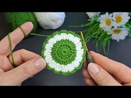 Wow, have you seen this gorgeous easy crocheted knitting motif?🧶#crochet #knitting #handmade