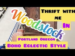 Thrifting in Woodstock for BoHo Eclectic style￼