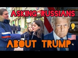 🎤Do RUSSIANS Think TRUMP will END the UKRAINE Conflict?🇺🇦👂🇺🇸AMERICAN on the streets of MOSCOW!🇷🇺