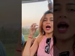 Hot Air Balloon Ride -Hampi @tejasswiprakash413 YouTube #shorts