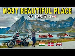 LOFOTEN ISLANDS 🏝️ 🇮🇳 INDIA TO NORWAY 🇳🇴 & LONDON 🇬🇧 on Himalayan 450 | Ep-48