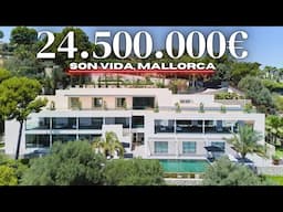 Touring an Epic 24.5M Estate with Huge Volumes! In Son Vida, The “Beverly Hills” of Mallorca!