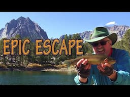 MOUNTAIN FISHING FREEDOM 🦅 216 Hr Backpacking Trout Catch Cook & Camp