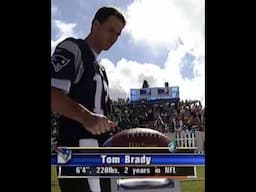 Tom Brady 2002 QB Challenge