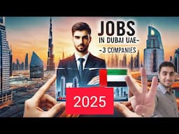 JOBS IN DUBAI UAE 🇦🇪 3 COMPANIES WALK IN INTERVIEW | FOUGHTY1