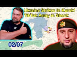 Update from Ukraine | Great! Massive Strike on Ruzzian positions in Kursk. Ruzzian army running Away