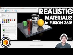 Getting Started Rendering in Fusion 360 Part 2 - Realistic Materials!