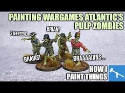 Painting Undead Hordes - Fast! WGA's Pulp Zombies [How I Paint Things]