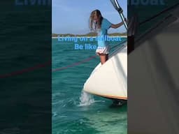 Living on a catamaran sailboat in the Bahamas is sometimes bouncy