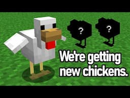 NEW CHICKENS are coming to Minecraft.