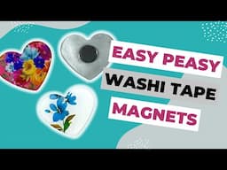 The Washi Tape Shop Magnets | UV resin | EASY GIFTS!