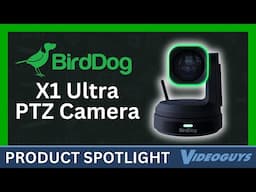 BirdDog X1 Ultra - 4K Wireless NDI PTZ Camera