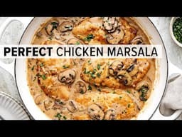 CHICKEN MARSALA | The Perfect Easy Weeknight Dinner Recipe!