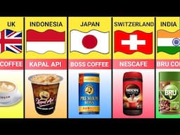 Coffee Brands From Different Countries