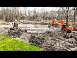 How many OLD BULLDOZERS do we need to clean out a pond??