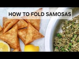 How to fold a Samosa quick and easy! Ramadan Recipe | Cook with Anisa | Indian Cooking