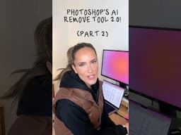 Automatic Distraction Removal on PHOTOSHOP is insane!!