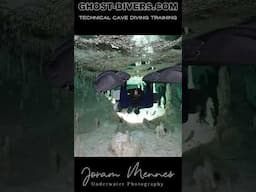 I LIKE CAVES! Big chambers & small tunnels #ghostdiversvideos #techdiving #cavediving #sidemount