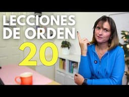 20 lecciones de orden en casa que he aprendido en 10 años