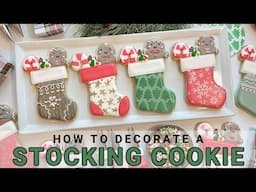 How to Decorate a Stocking Cookie + AIRBRUSHING 101 Tips!