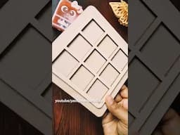 Tic-tac-toe game board unboxing #shorts #tictactoe #unboxing #woodentoy