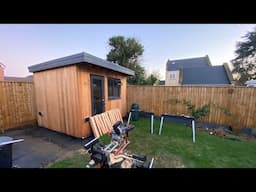 Building My Garden Office: Part 13 - Cladding and Guttering