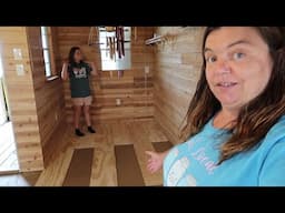 Shed To House|| We're Putting Down Plywood Flooring!!