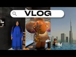 VLOG | I GOT A GIFT FROM CHANEL! BREAKFAST IN THE SKY| ROYAL ATLANTIS HOTEL |CE LA VI RESTAURANT ETC