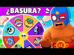 JUGUÉ una RULETA con los MÁS DÉBILES de BRAWL STARS 🤬