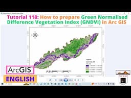 How to Prepare GNDVI Green Normalised Differentiate Vegetation Index in ArcGIS