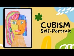 CUBISM Self-Portrait Drawing