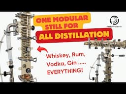 Modular Polyphoenix Distillation Head for Reflux, Pot, Whiskey, Gin, Rum or Vodka